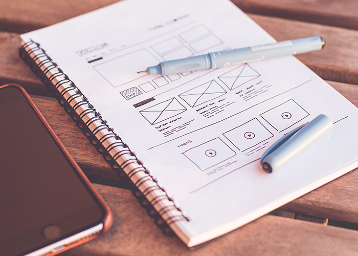 Webdesign - wireframes